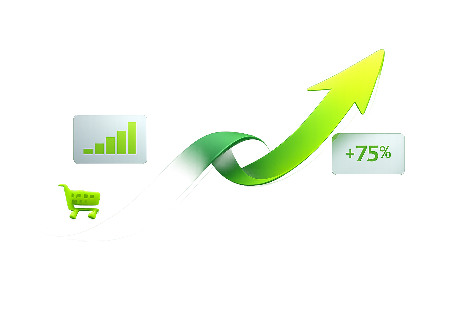 Ecommerce growth illustration